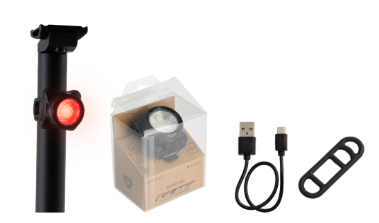 LUZ TRASERA USB 40LM EBL-022AT (POLICIA) PLASTICO GW