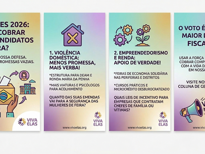 Eleições 2026: Quem resolve os problemas das mulheres em Feira de Santana?