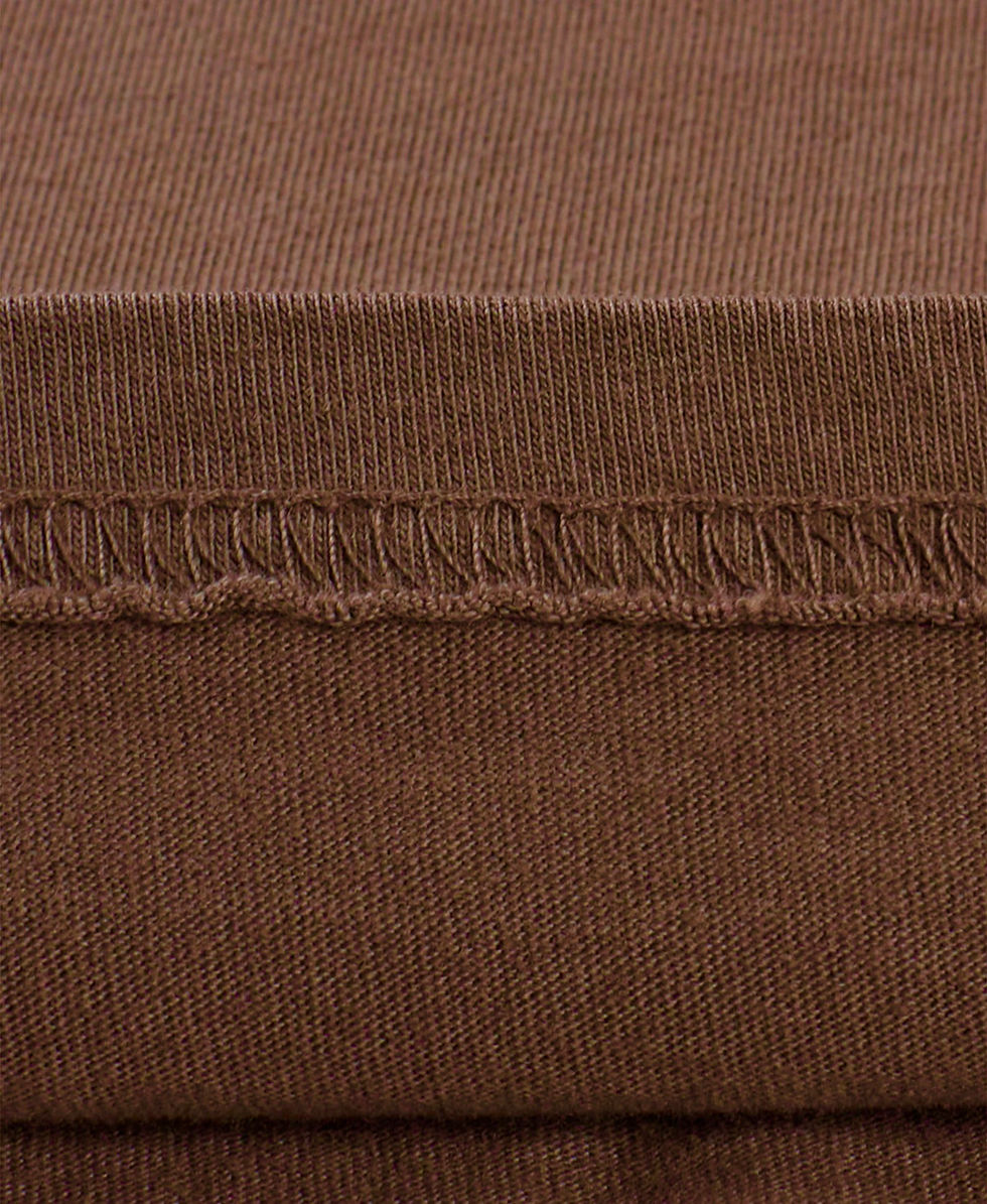 Thumbnail: SOCIALZ LUXURY OVERSIZED VINTAGE BROWN T-SHIRT