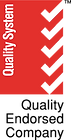 Quality Endorsed Company logo with red ticks