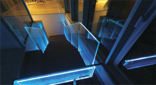 Vidro com LED