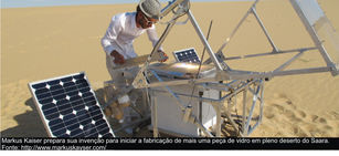 Designer alemão cria impressora 3D movida a luz solar