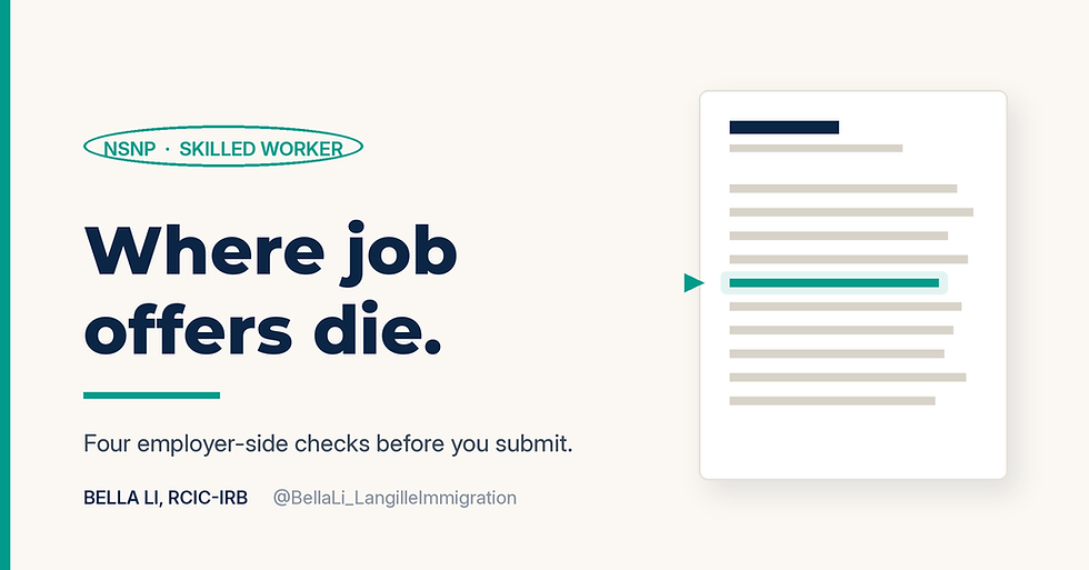 NSNP Job Offer Requirements: The 4 Traps That Sink Qualified Applicants