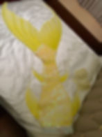 Thumbnail: Fully Hand-Embroidered Semi-Silicone Mermaid Tail - หางนางเงือกกึ่งซิลิโคน