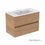 Miniaturbild: Unterschrank inkl. Keramikbecken 81,5×56,5×45 cm – Weiß oder Eiche