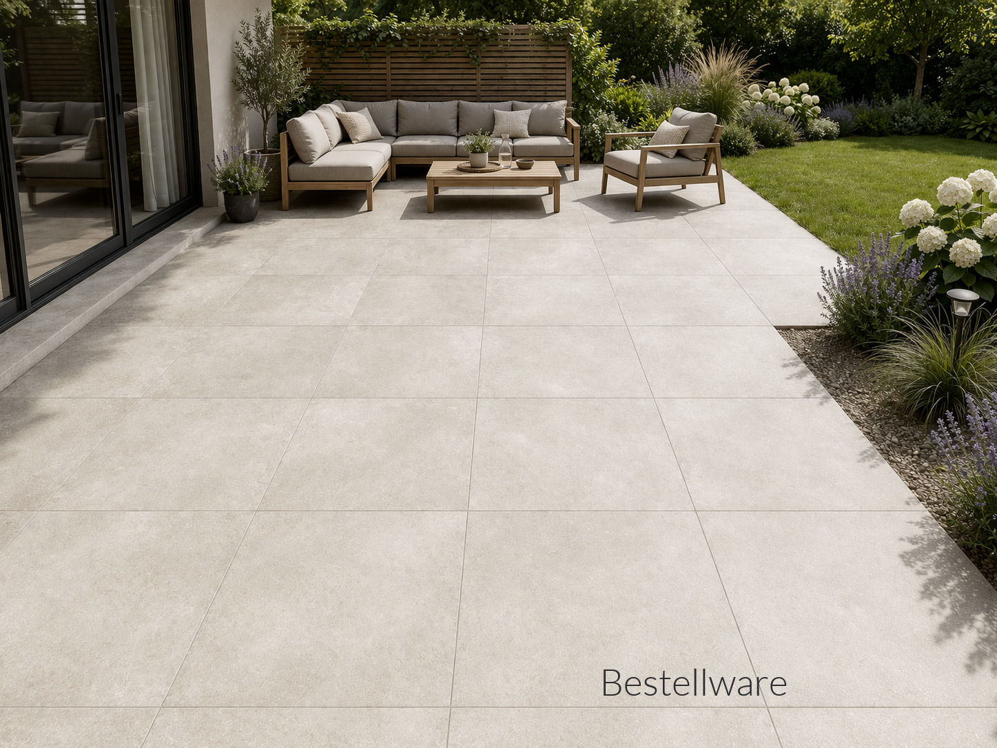 Bone Outdoorfliesen 60x60x2 cm R11