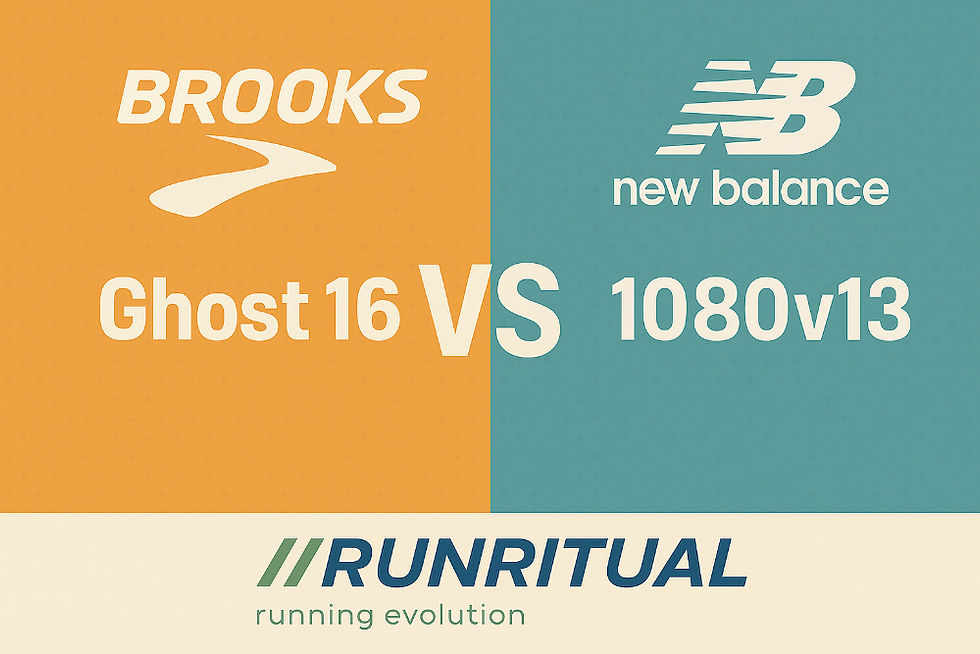 Brooks Ghost 16 vs New Balance 1080v13