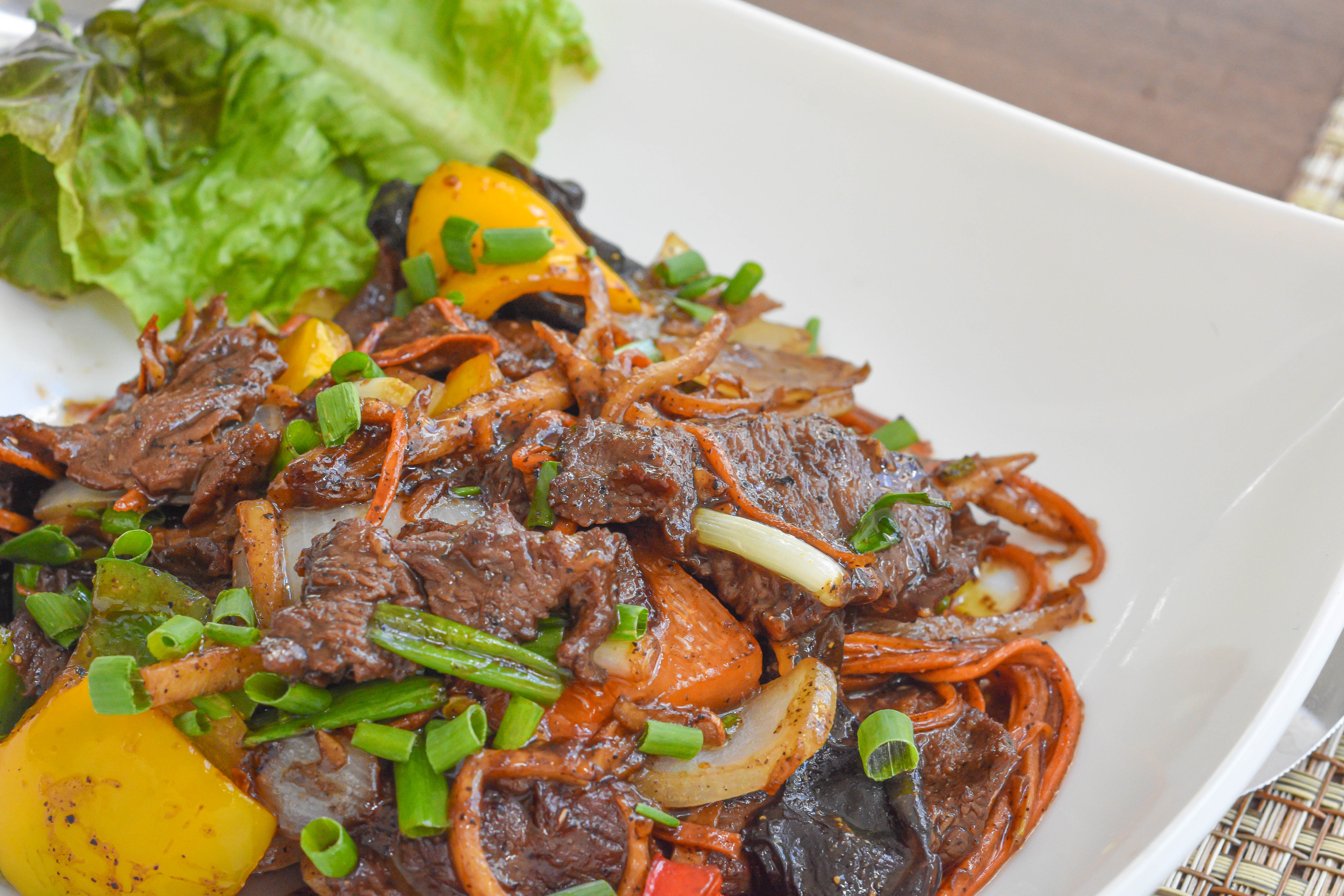 Arranged Food and Objects