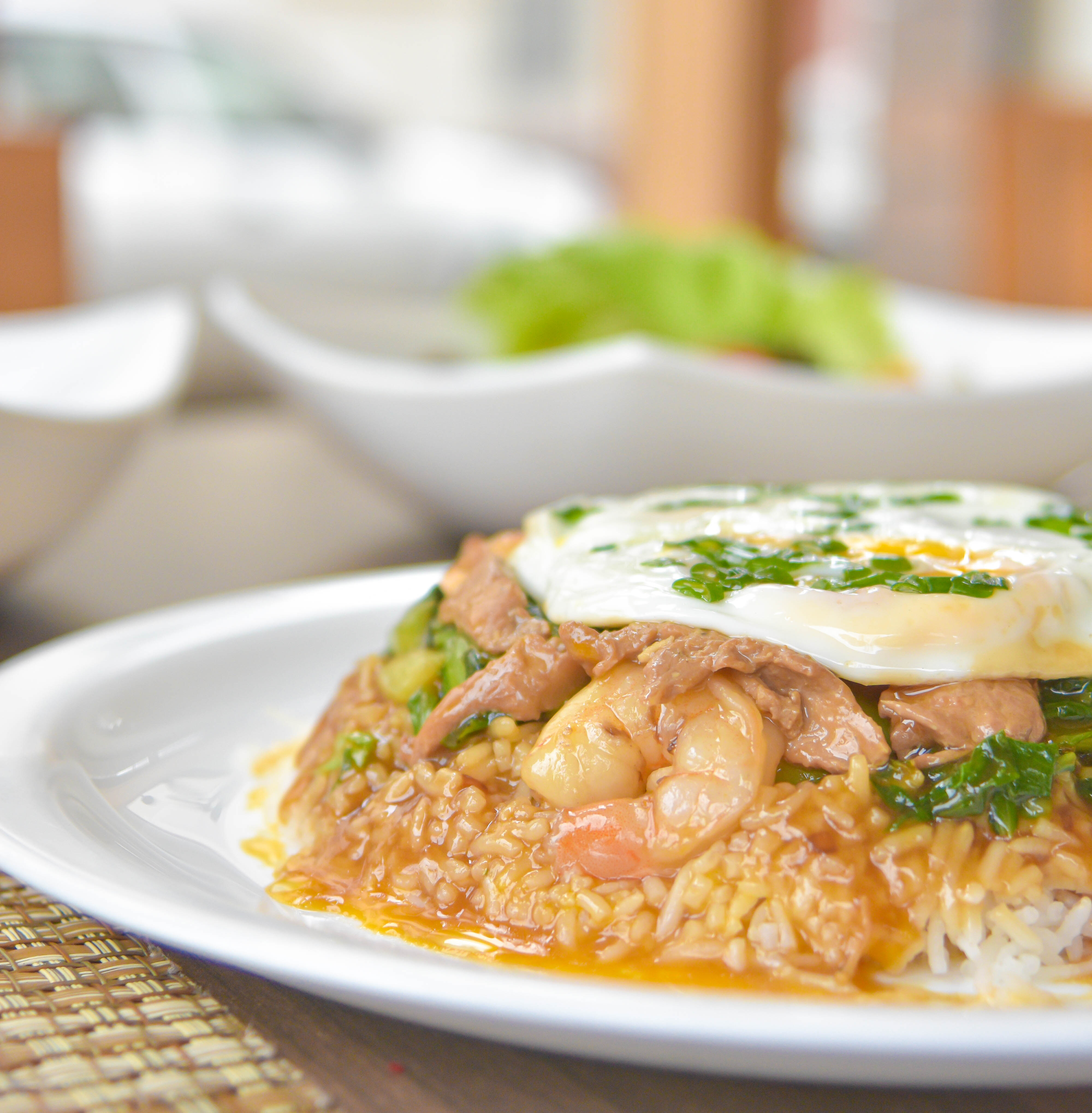 Arranged Food and Objects