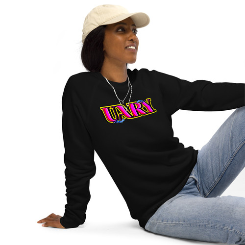 Unisex organic raglan sweatshirt | uaryapparel