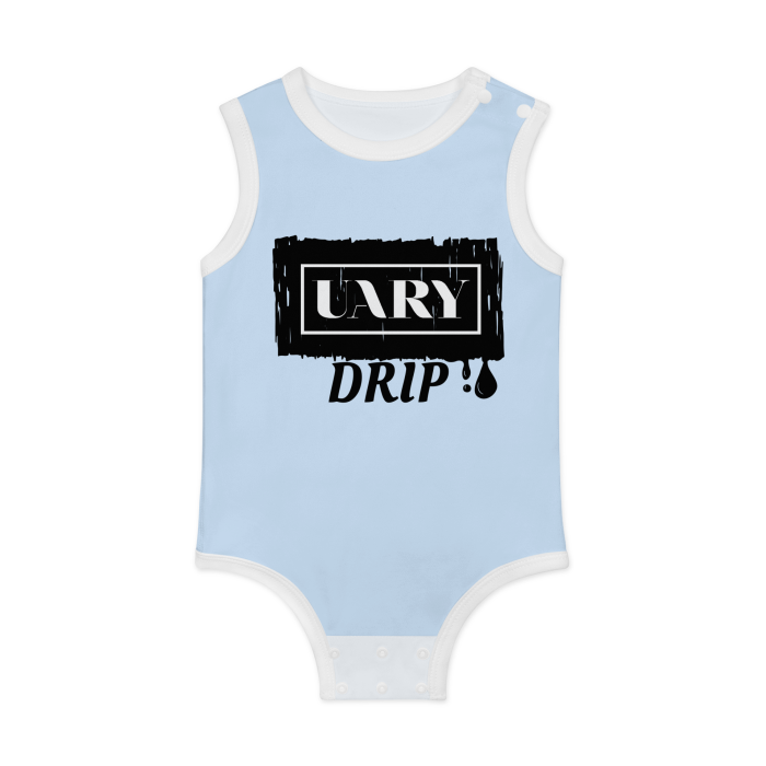 Thumbnail: All-Over Print Baby Tank Bodysuit | 100% Cotton 