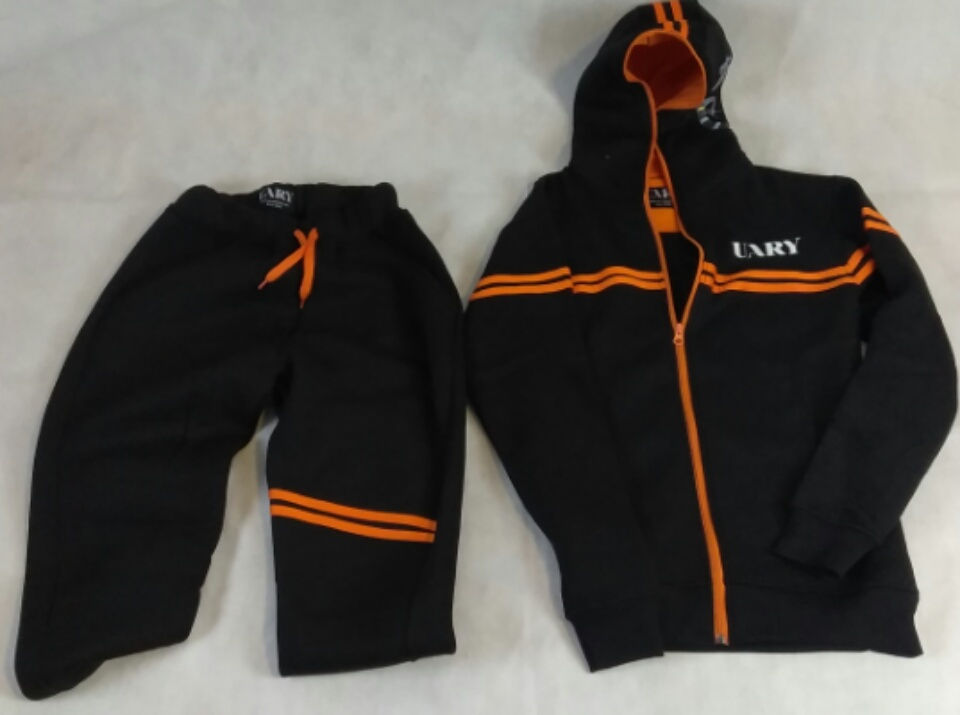 Thumbnail: Black/Orange Jump Suit (unisex)