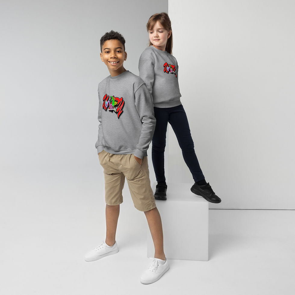 Thumbnail: Youth crewneck sweatshirt