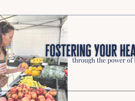 Fostering Your Health Through The Power of Habits