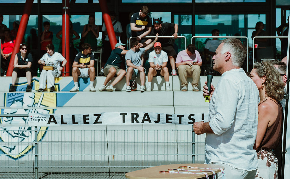 Xavier Magnin parrain du tournoi