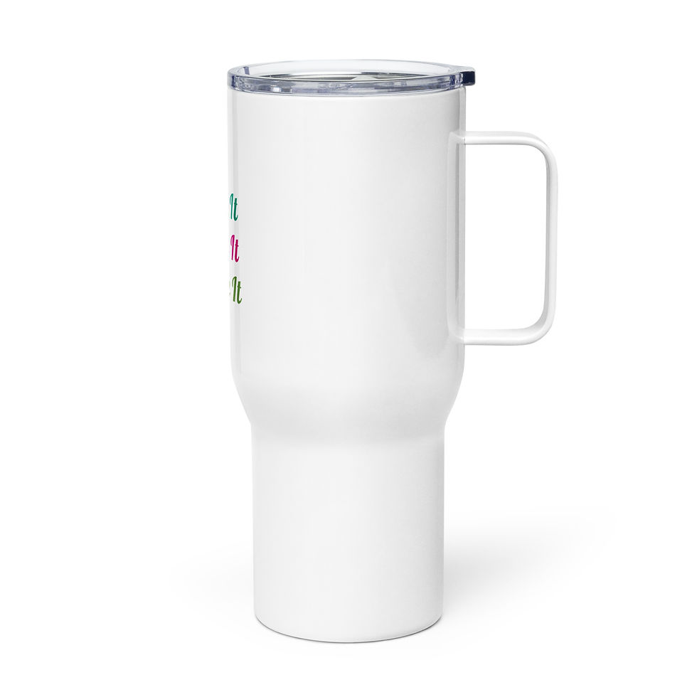 Thumbnail: Travel mug with a handle