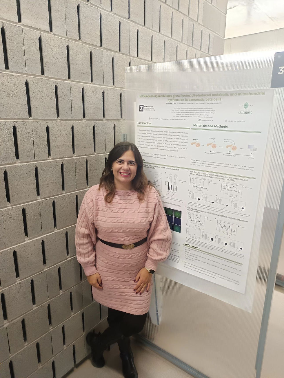 Cláudia Deus´poster presentation.
