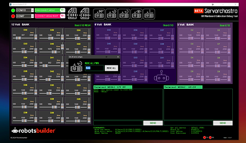 Servorchestra Demo Screen