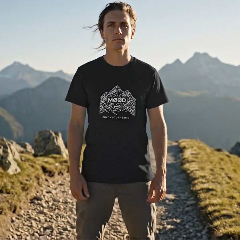 Thumbnail: MØØD | Find Your Line Tee