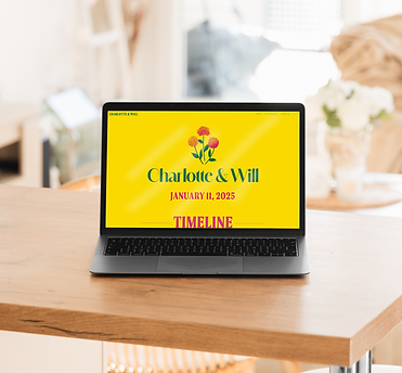 Wedding website design