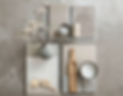 Moodboard materials neutral color interi