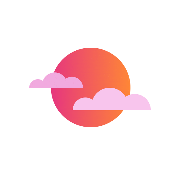 Soleil et nuages