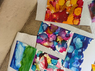 Fun with alcohol inks!