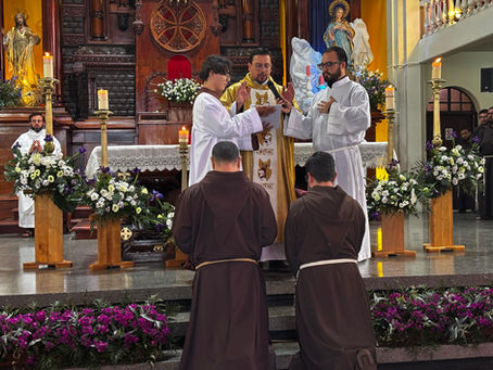 Profesión Solemne de hermanos capuchinos