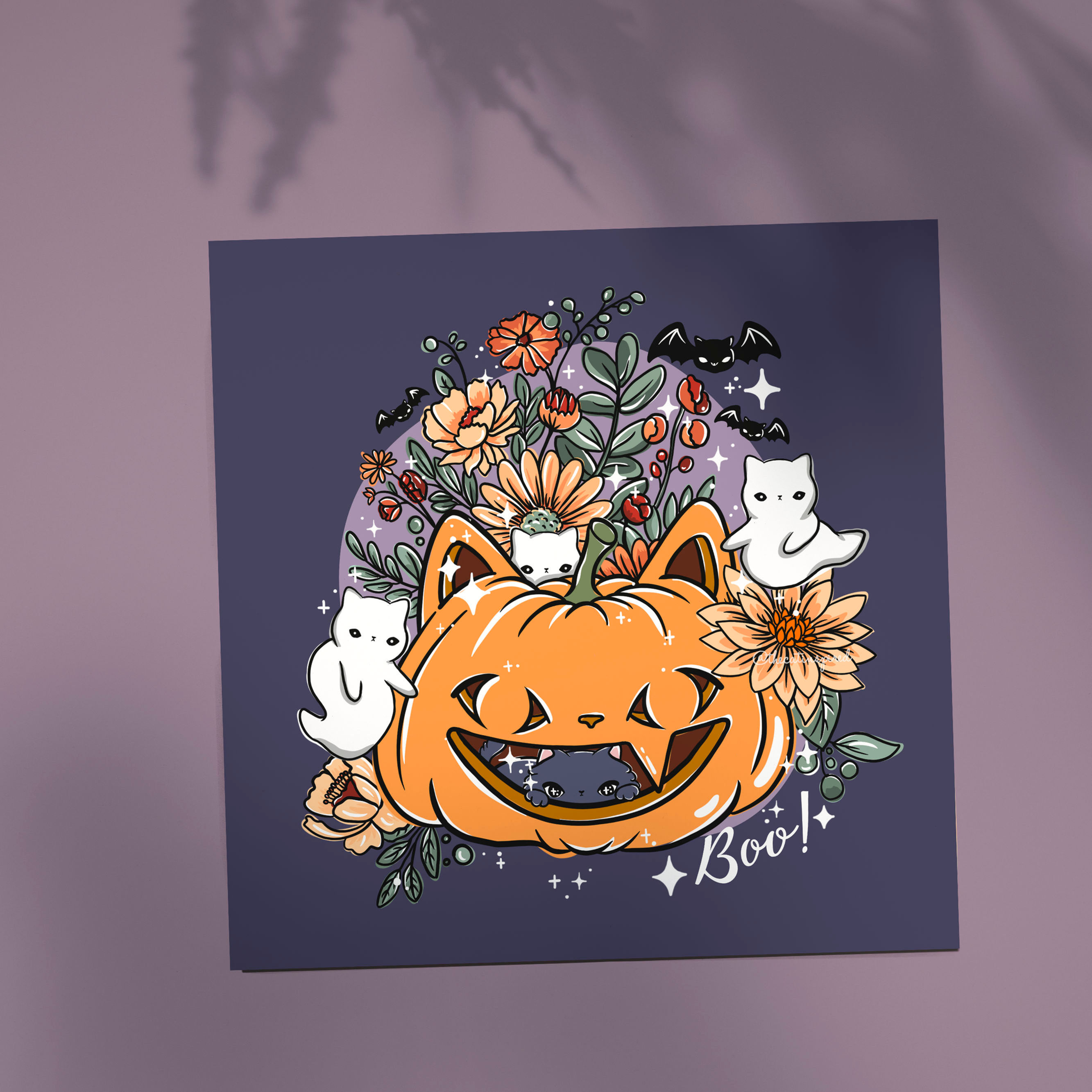 Scaredy Cat Print