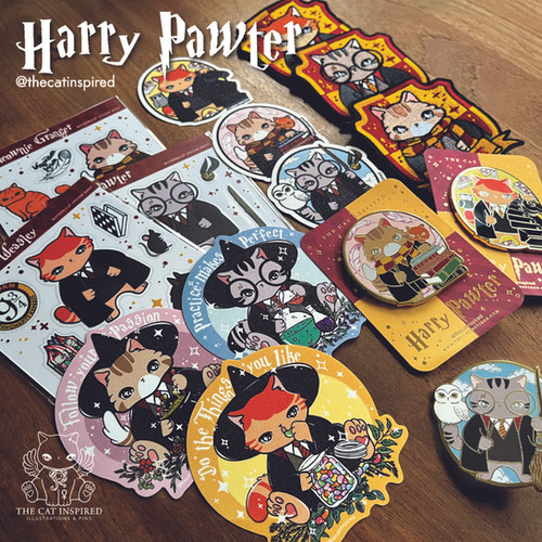 Harry Pawter Series thecatinspired