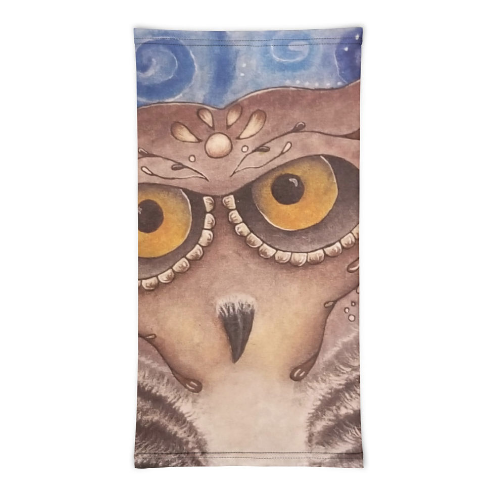 Thumbnail: Owl print neck gator 