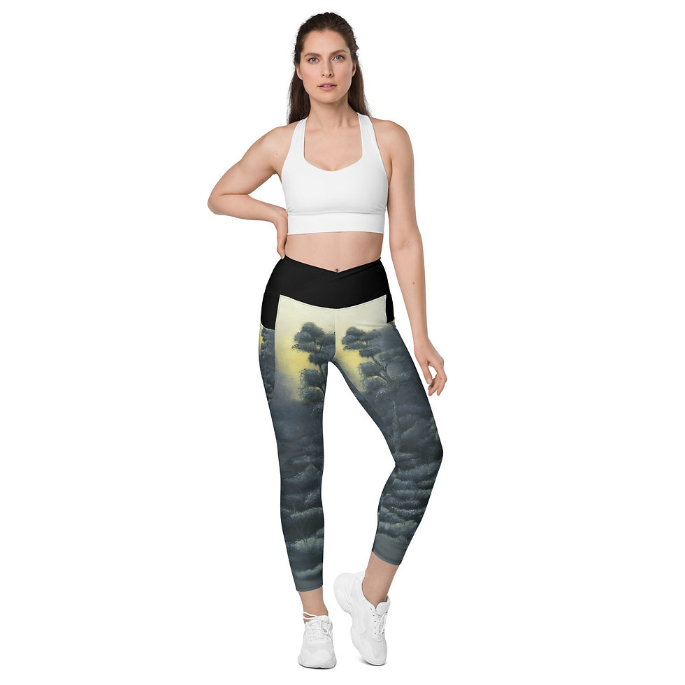 Thumbnail: Crossover leggings with pockets