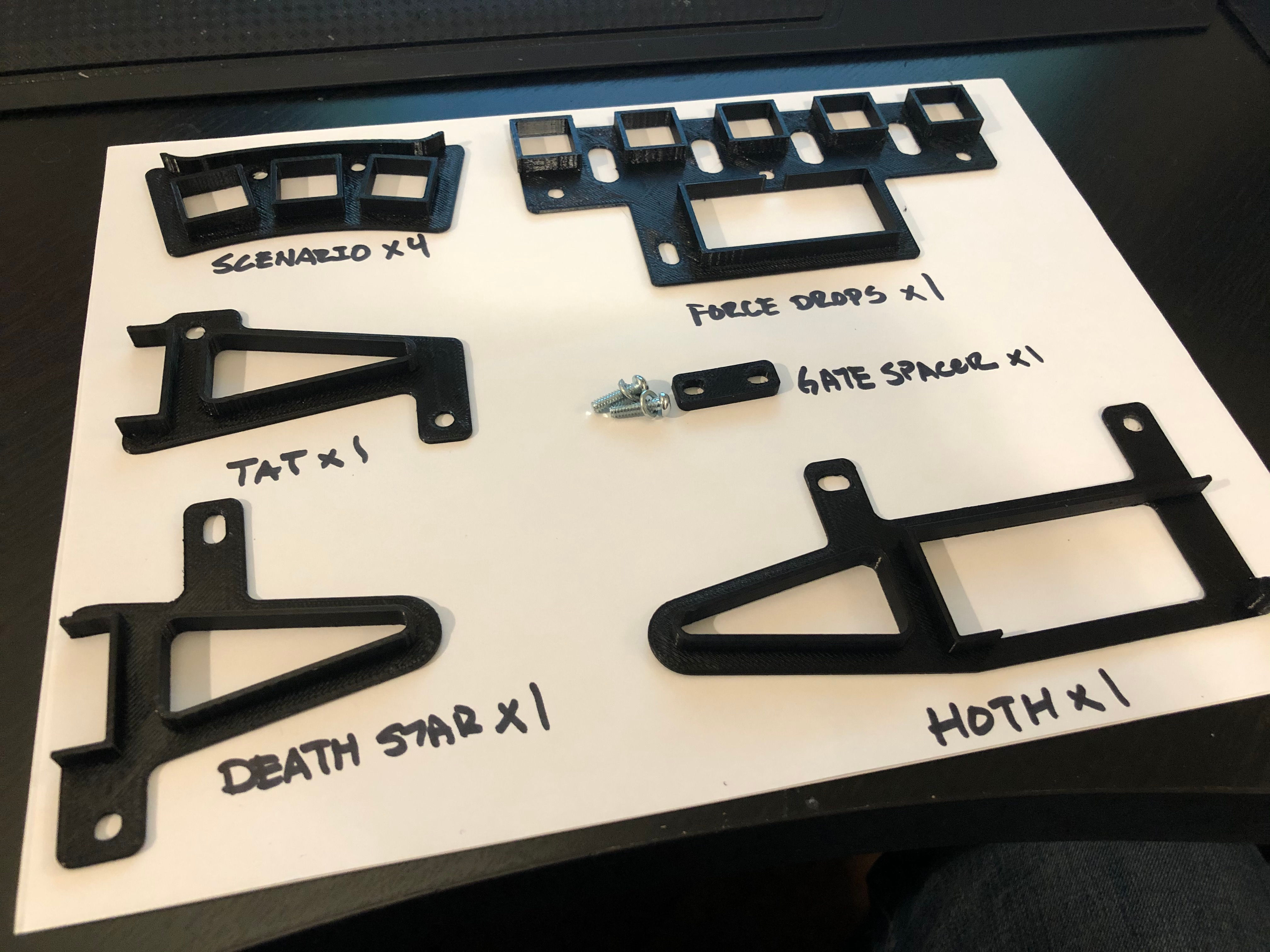 Stern Star Wars Pinball light baffle kit