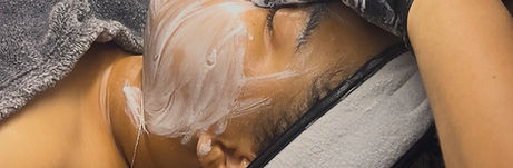 Jess doing facial