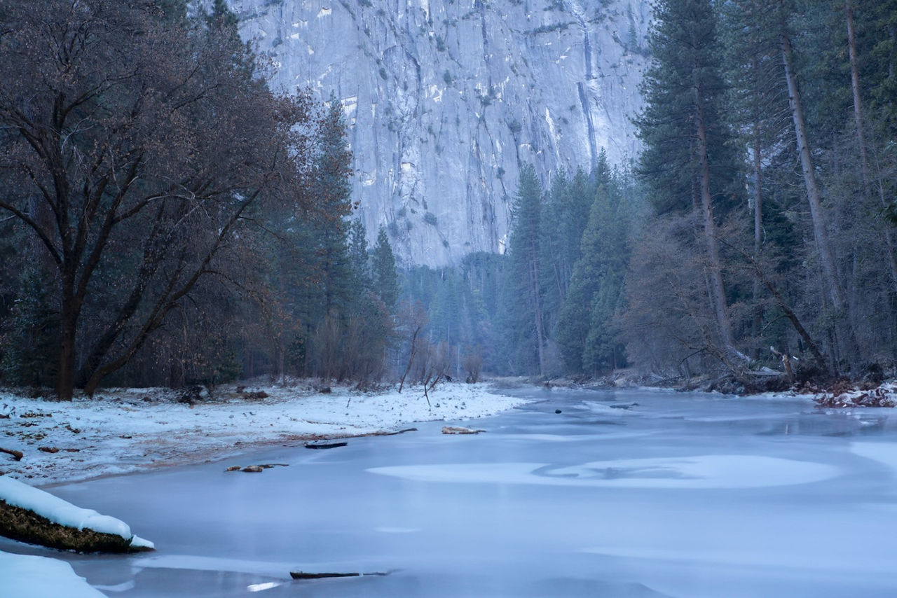 AI-altered photo of the Merced River in Yosemite National Park
