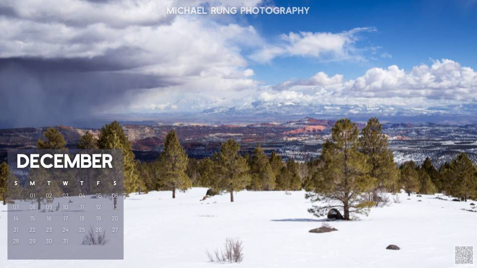 2025 Wallpaper Calendar Free Download of Nature Backgrounds Michael