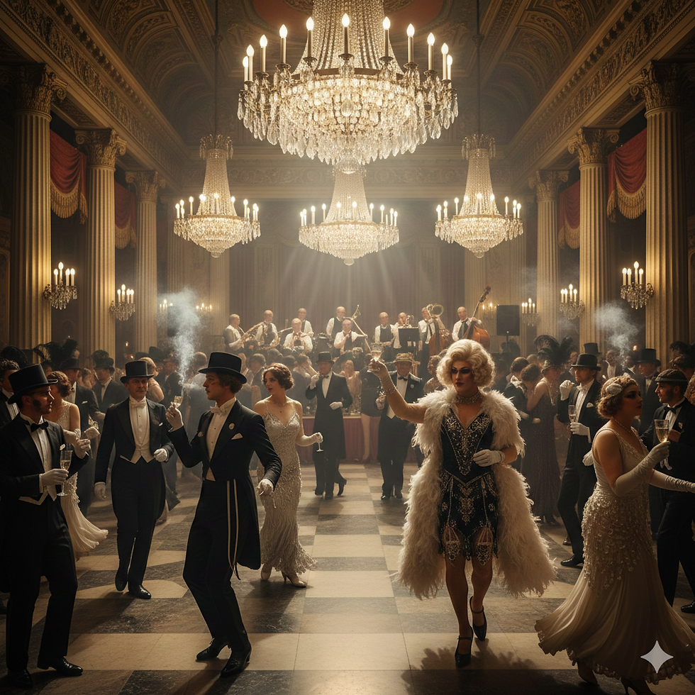 נשף פורים בברלין בשנות ה-20 – חוגגים באולם השיש עם מוזיקת ג'אז