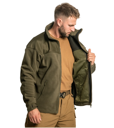BRIEFING MS WIND PULLOVER カーキ L Куртка CLASSIC ARMY - Fleece Windblocker H2327 | HELIKON