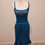 Thumbnail: Summer Ruffle mesh hater dress, color golf blue, size L. Colors and sizes are av