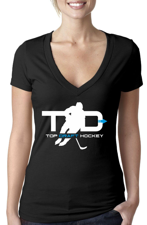 Top Draft Hockey - Women's T-shirt (Next Level Deep V )