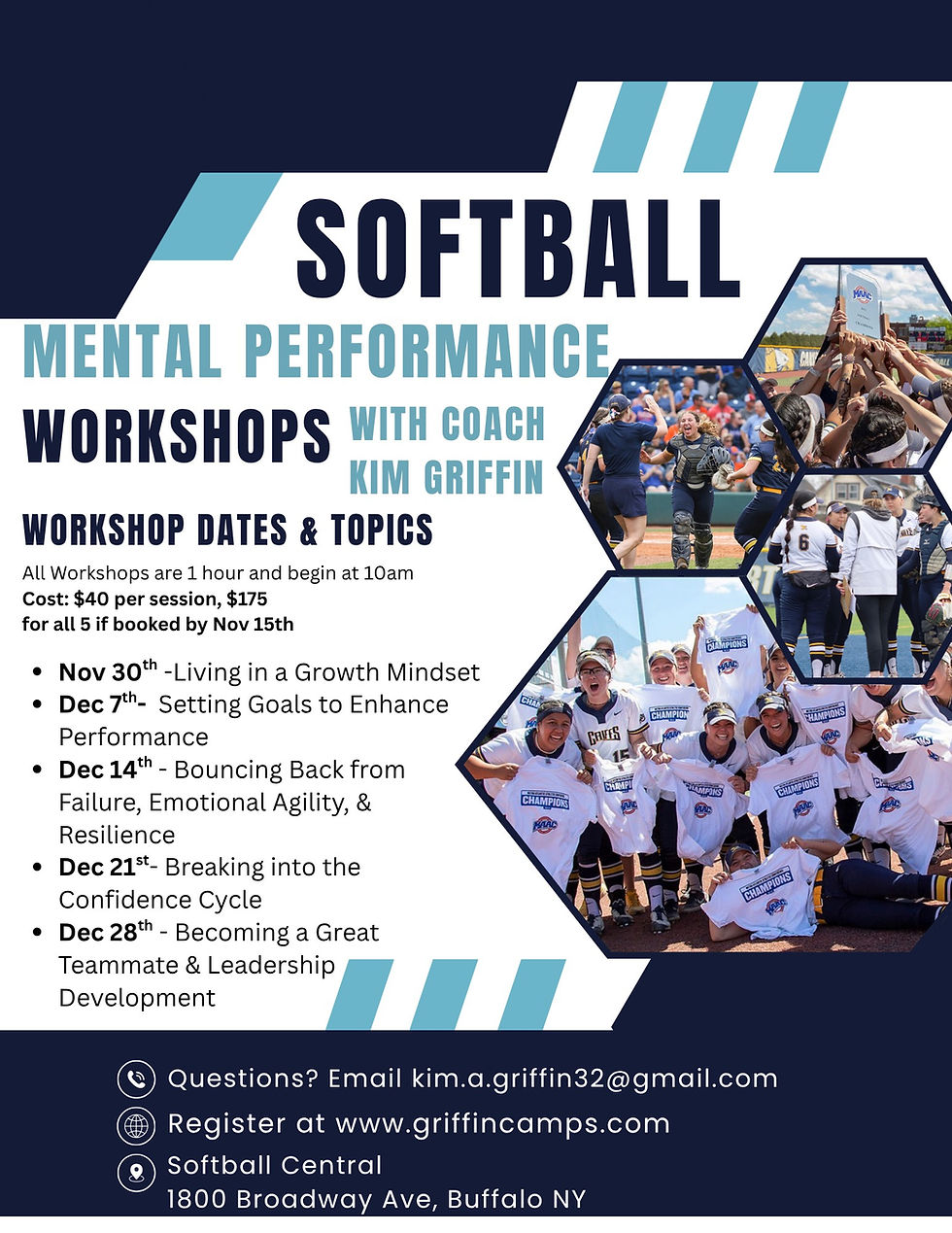 Softball Mental Performance Workshops