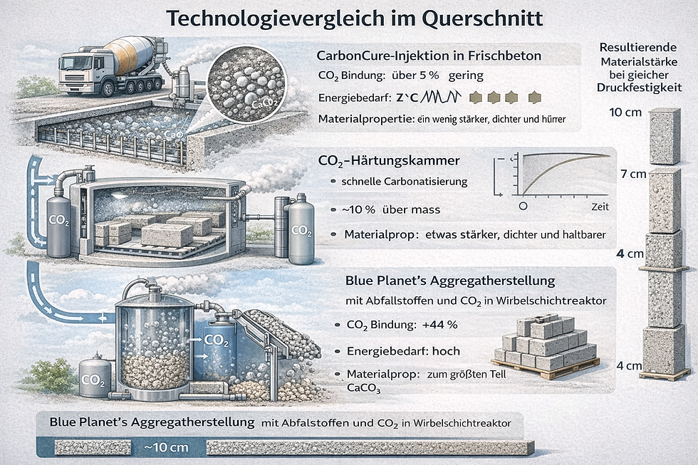 Bausteine aus CO₂