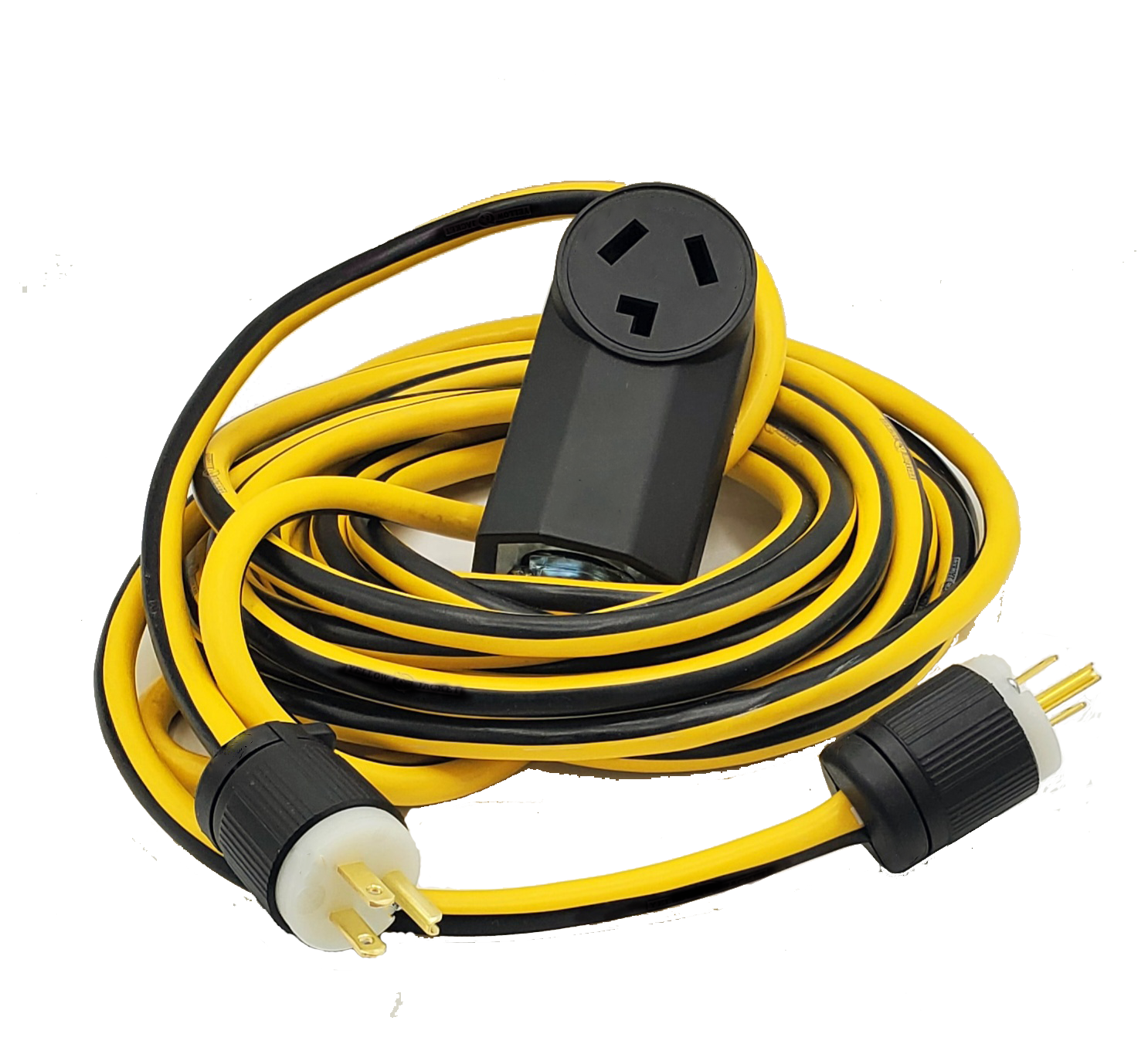 2 x 5-15P 120V Plugs to 10-30R 240V 30 Amp Receptacle for Dyer