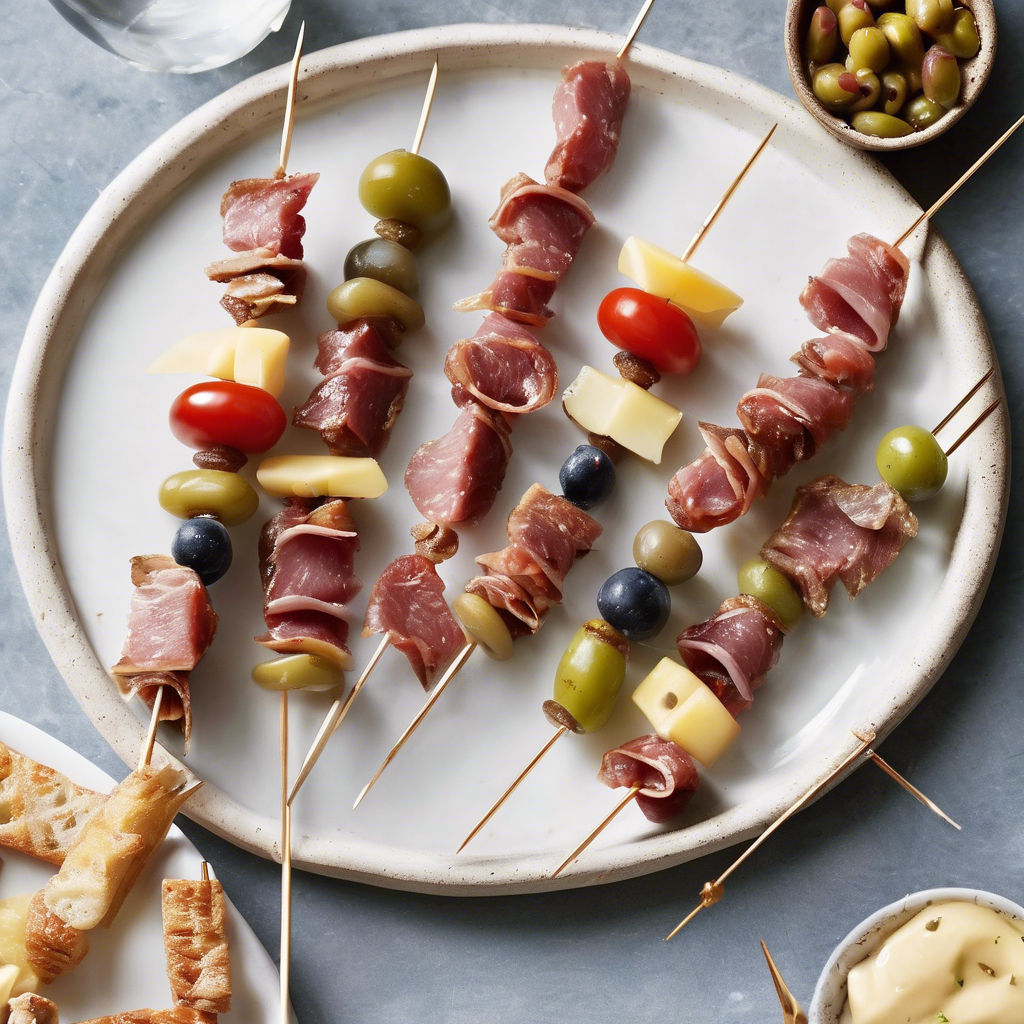Mini Charcuterie Skewers