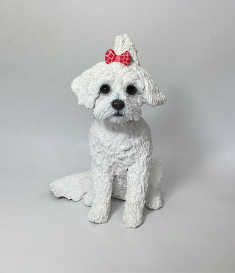 Custom Bischon Frise Urn