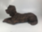 Thumbnail: Medium Bronze/Antique Silver Dog Statue/ Urn