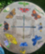 Thumbnail: Mandala of Lepidoptera and Odonata - Original painting