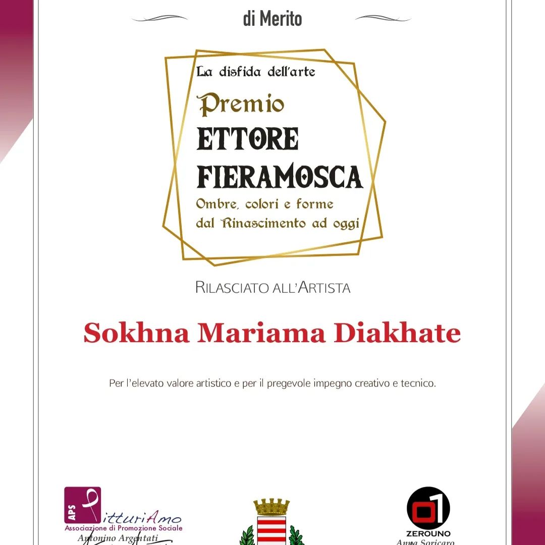 Attestato di merito al premio Ettore Fieramosca