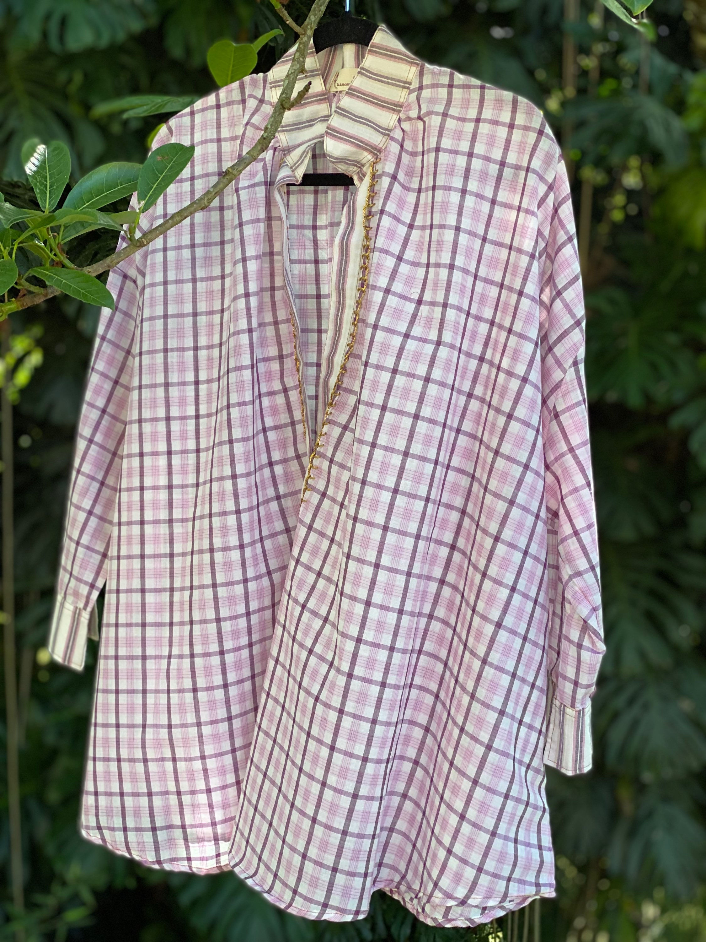 Kamimusa clássica xadrez lilás