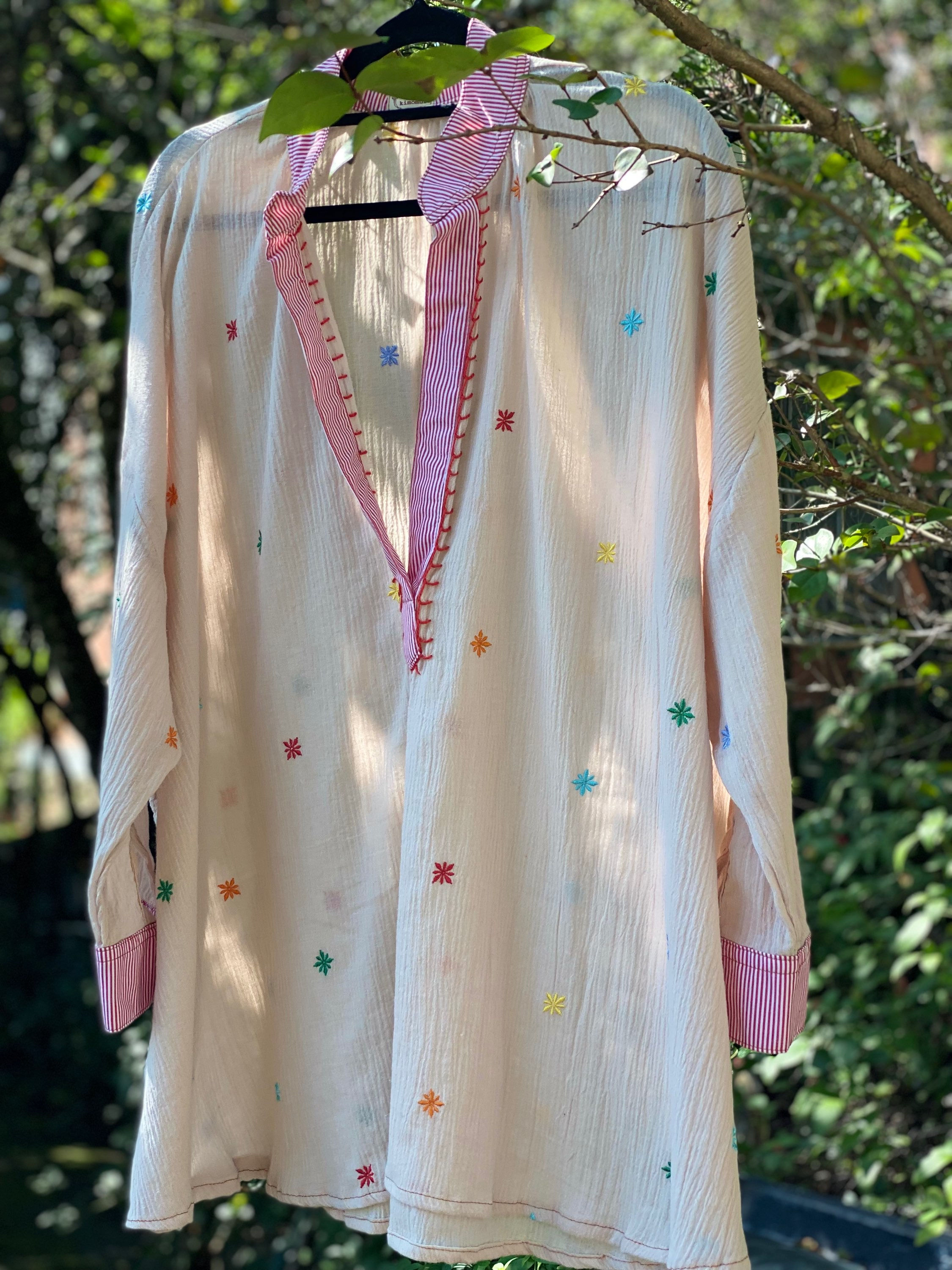 Camisão clássico florzinha